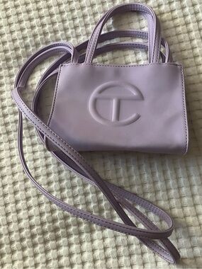 Telfar Lilac Mini Tote Crossbody